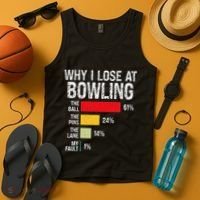 Bowling Bowler Funny Bowling Player Lover Team Pun Tank Top thumb 4