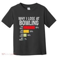 Bowling Bowler Funny Bowling Player Lover Team Pun Toddler T-Shirt thumb 0