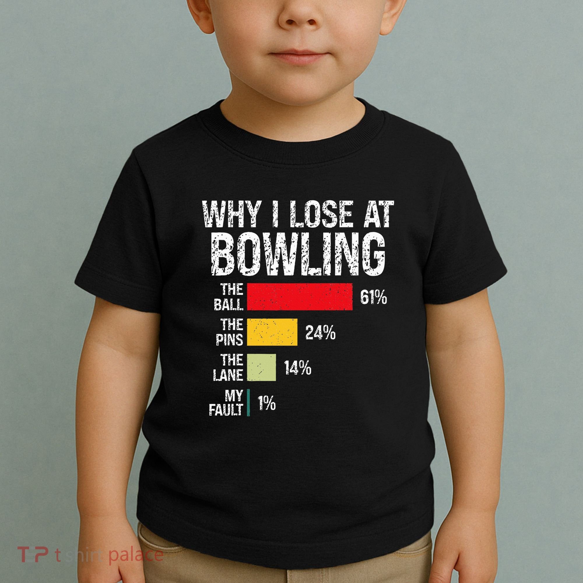 Bowling Bowler Funny Bowling Player Lover Team Pun Toddler T-Shirt