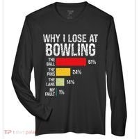 Bowling Bowler Funny Bowling Player Lover Team Pun Zone Performance Long-Sleeve T-Shirt thumb 0