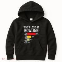 Bowling Bowler Funny Bowling Player Lover Team Pun Kids Hoodie thumb 0