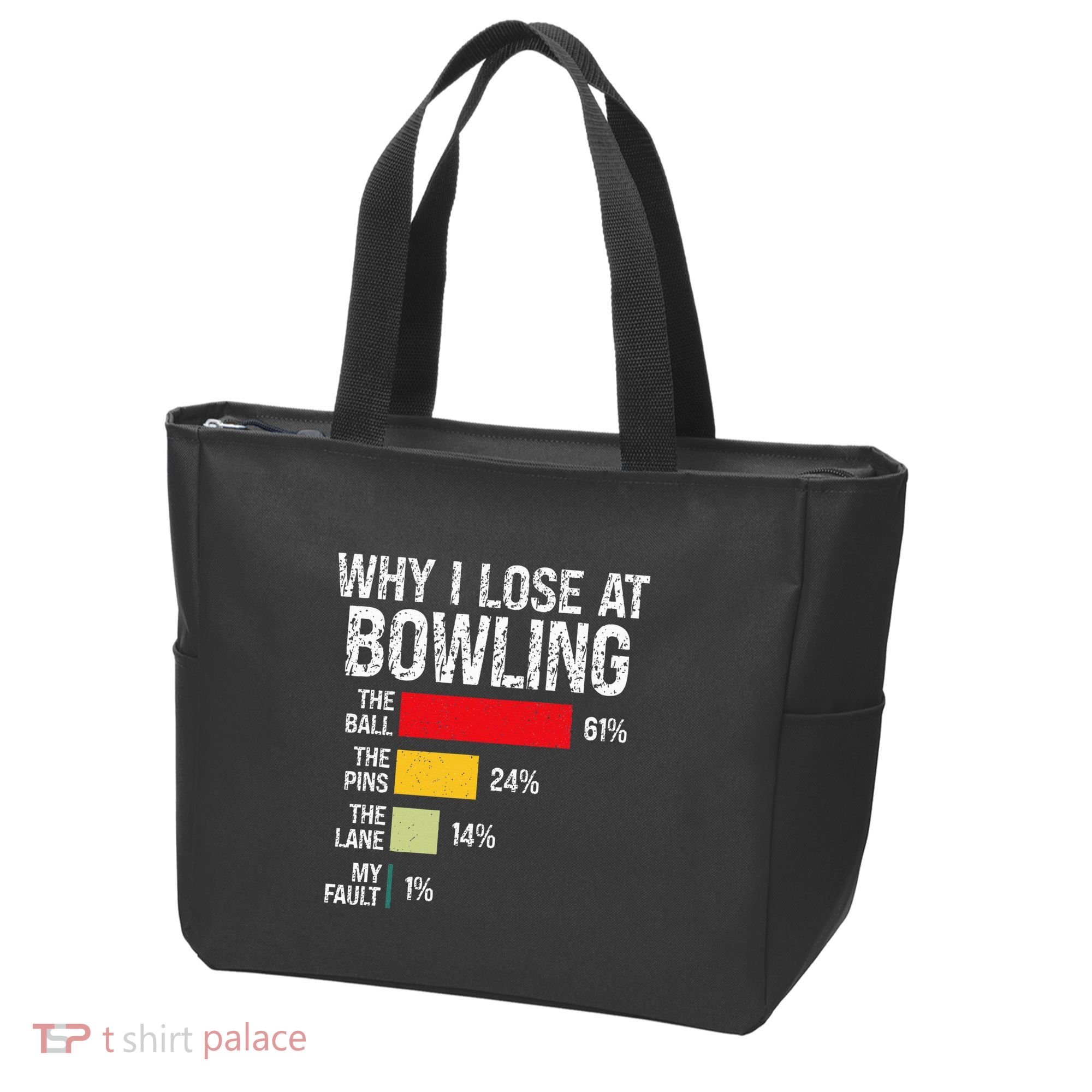 Bowling Bowler Funny Bowling Player Lover Team Pun Tote Bag