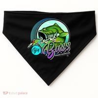 Big Bass Fishing Adventure USA-Made Doggie Bandana thumb 0