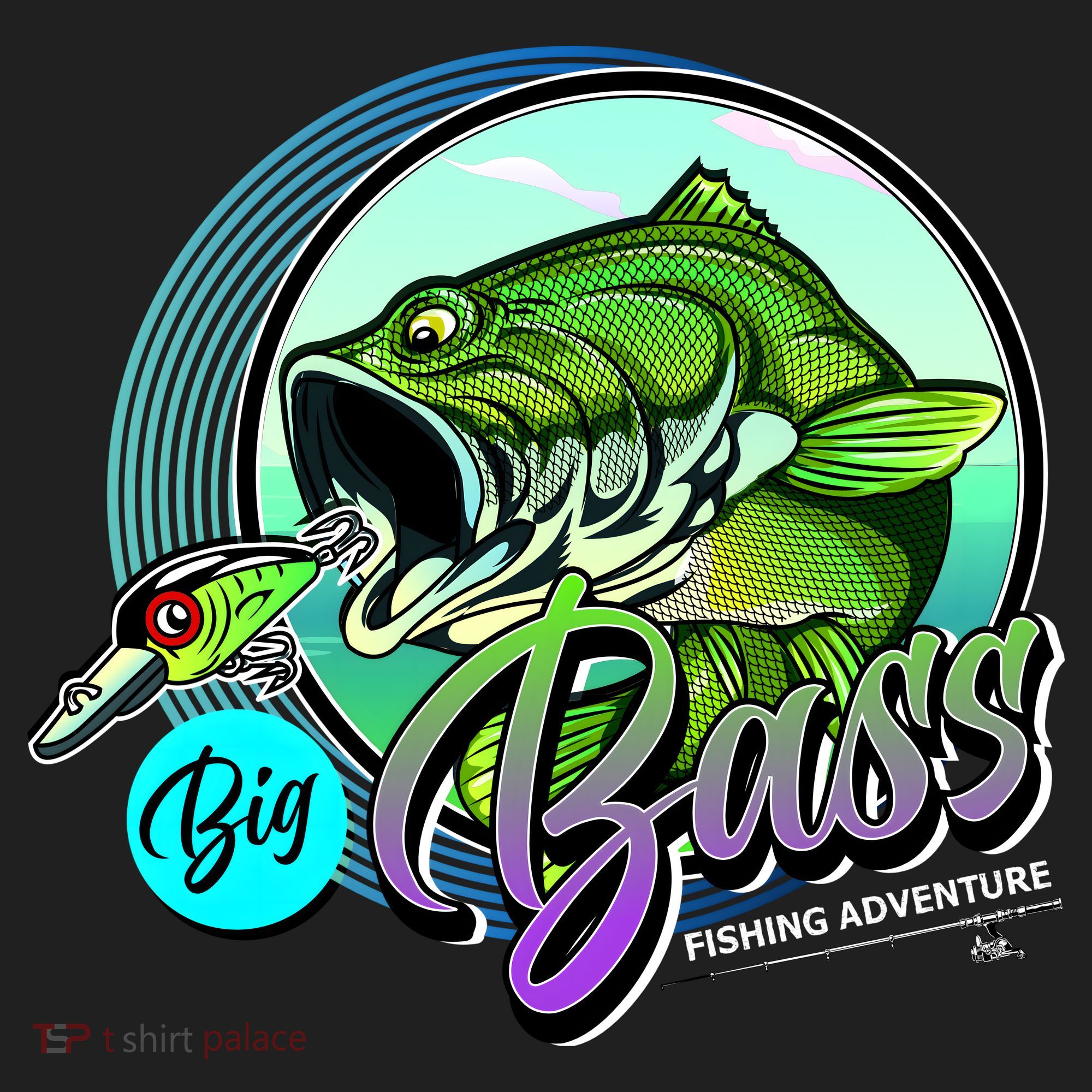 Big Bass Fishing Adventure Beanie