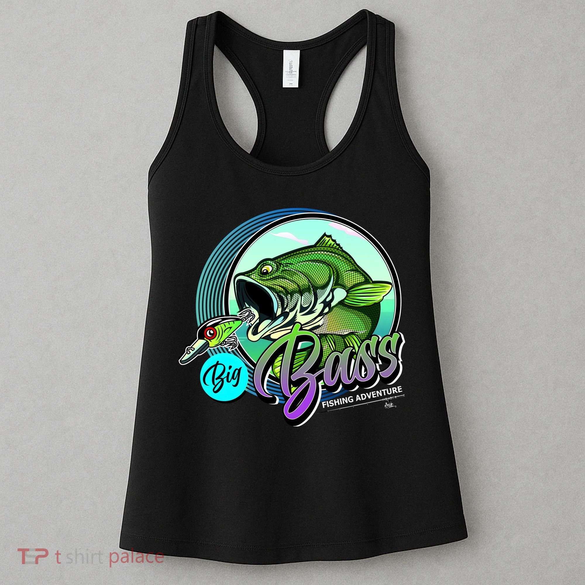 Big Bass Fishing Adventure Women's Tank Top