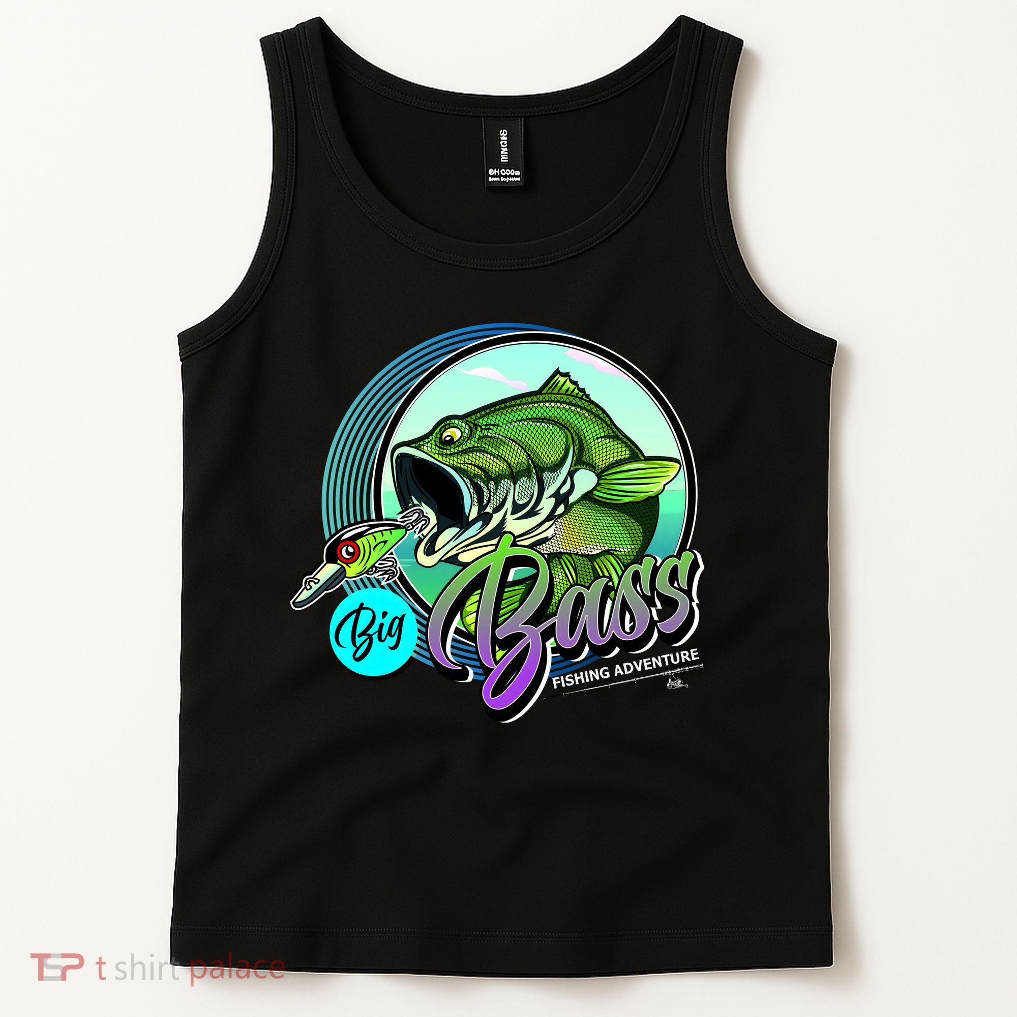 Big Bass Fishing Adventure Tank Top