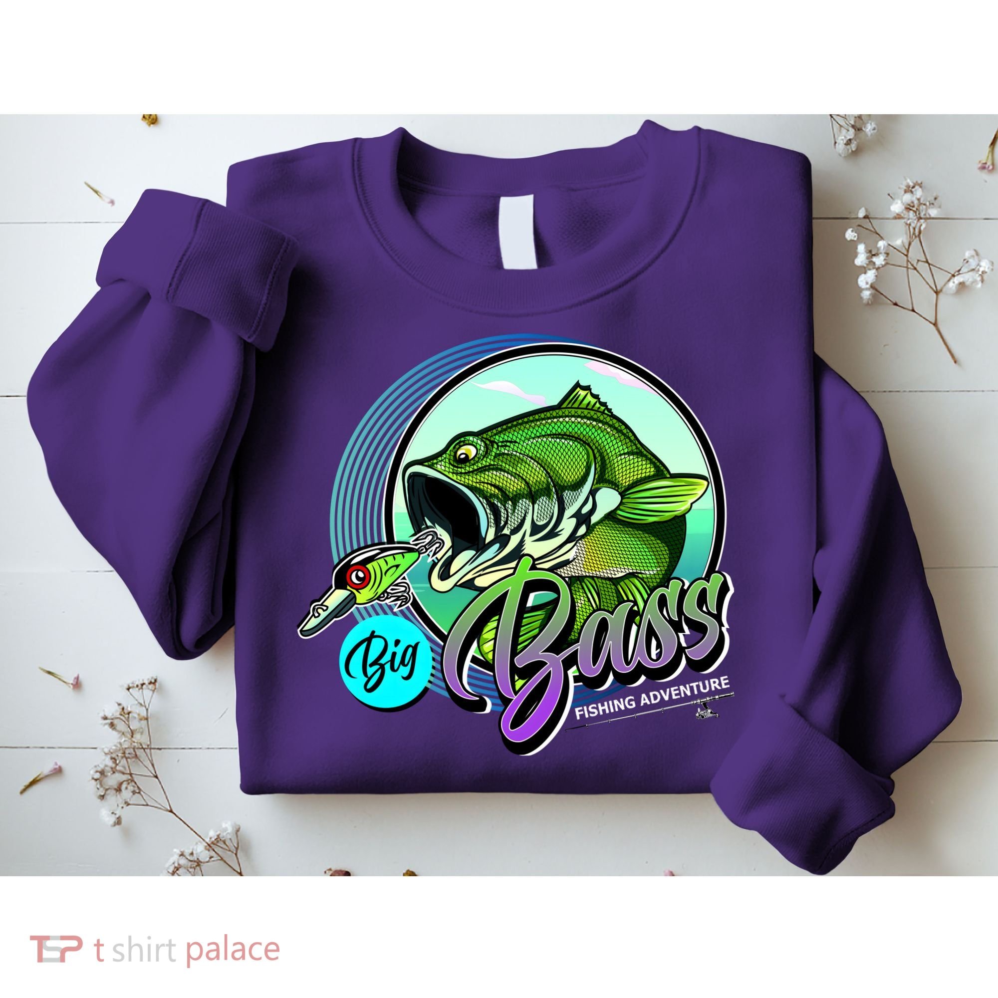 Big Bass Fishing Adventure Sweatshirt