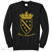Bosnia Bosnian Flag Bosna I Hercegovina Balkan Fan Sweatshirt thumb 0