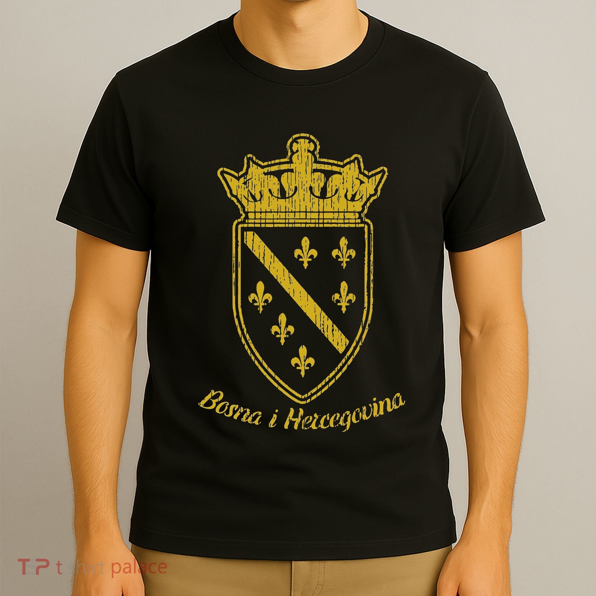 Bosnia Bosnian Flag Bosna I Hercegovina Balkan Fan T-Shirt