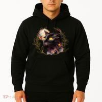 Beautiful Boho Floral Cat Hoodie thumb 2