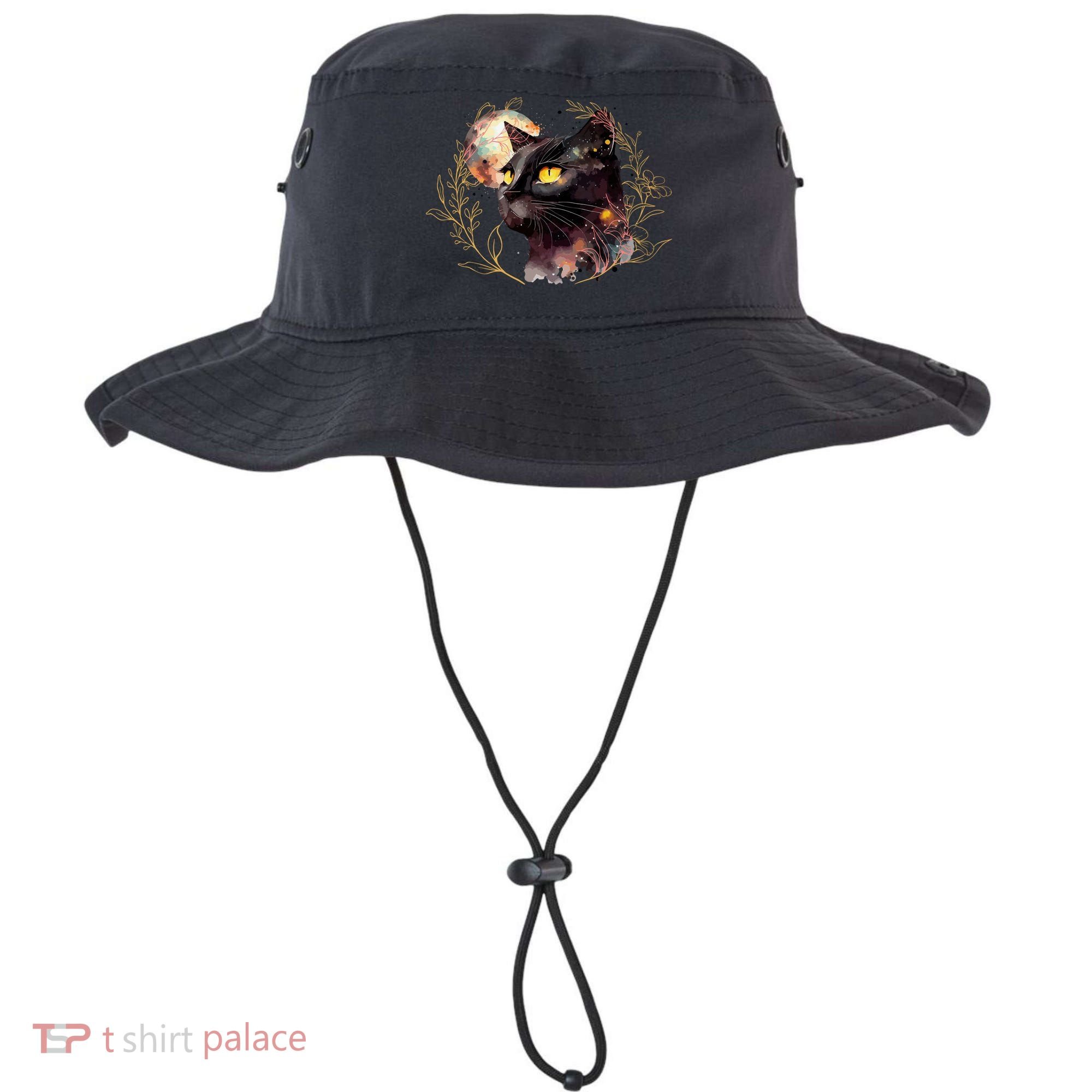 Beautiful Boho Floral Cat Bucket Hat