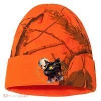 Beautiful Boho Floral Cat Kati Licensed 12" Camo Cuffed Beanie thumb 0