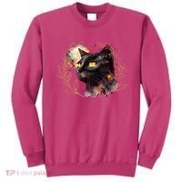 Beautiful Boho Floral Cat Sweatshirt thumb 0