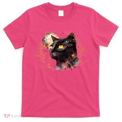 Beautiful Boho Floral Cat T-Shirt