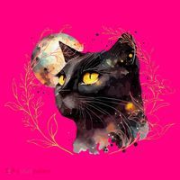 Beautiful Boho Floral Cat Coaster thumb 2