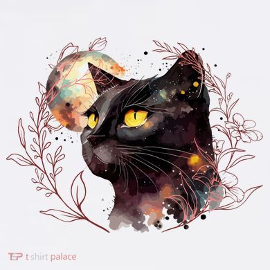Beautiful Boho Floral Cat Garment-Dyed Sweatshirt