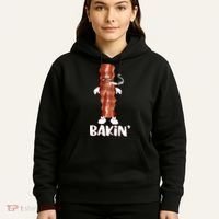 Bakin Bacon Funny 420 Marijuana Smoke Weed Pot Hoodie thumb 5