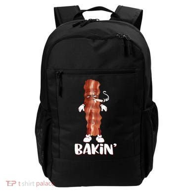 Bakin Bacon Funny 420 Marijuana Smoke Weed Pot Backpack