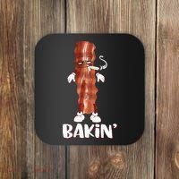 Bakin Bacon Funny 420 Marijuana Smoke Weed Pot Coaster thumb 0