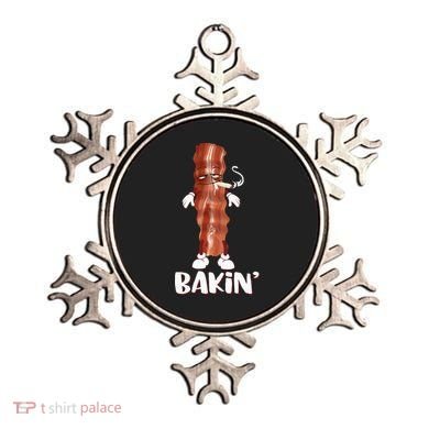 Bakin Bacon Funny 420 Marijuana Smoke Weed Pot Ornament