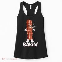Bakin Bacon Funny 420 Marijuana Smoke Weed Pot Women's Tank Top thumb 0