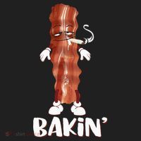 Bakin Bacon Funny 420 Marijuana Smoke Weed Pot Hat thumb 2