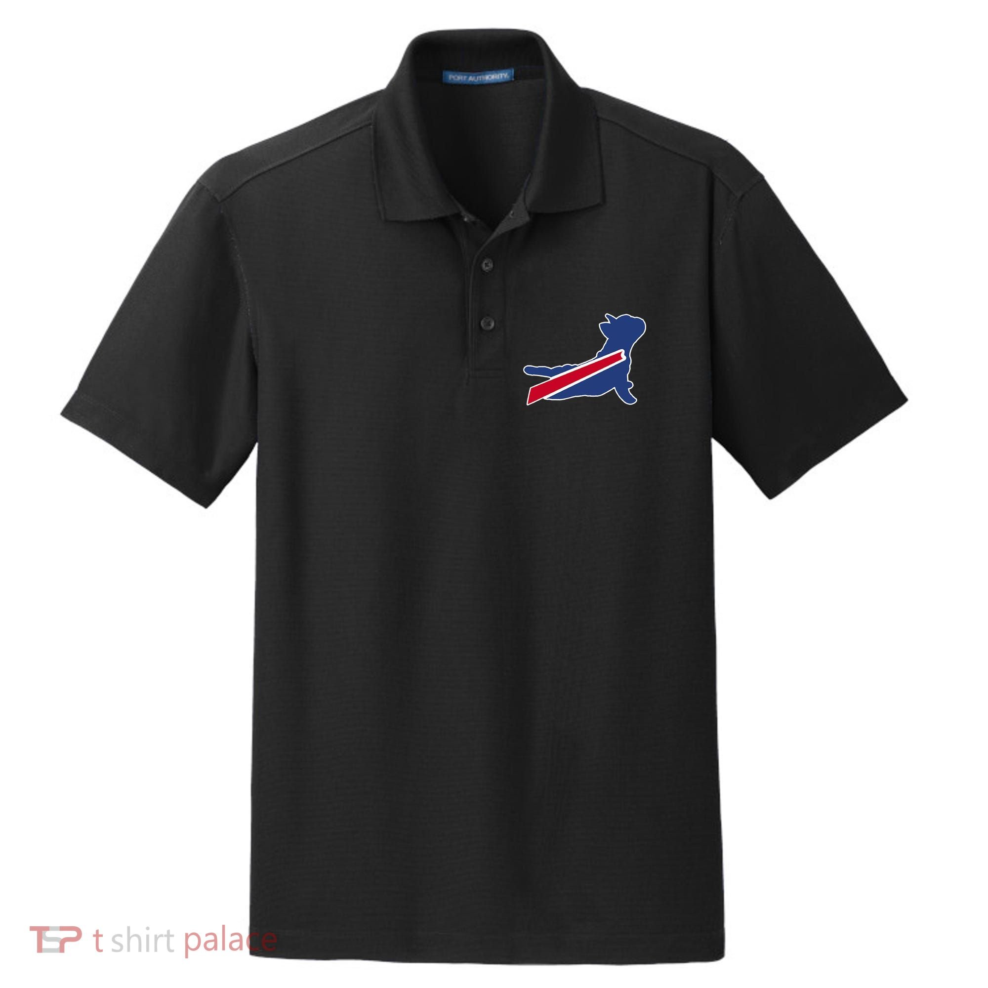Buffalo French Bulldog Dry Zone Grid Polo
