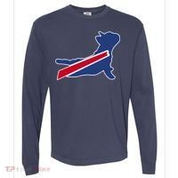 Buffalo French Bulldog Comfort Colors Heavyweight Long Sleeve T-Shirt thumb 0