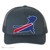 Buffalo French Bulldog Yupoong Adult 5-Panel Trucker Hat thumb 0