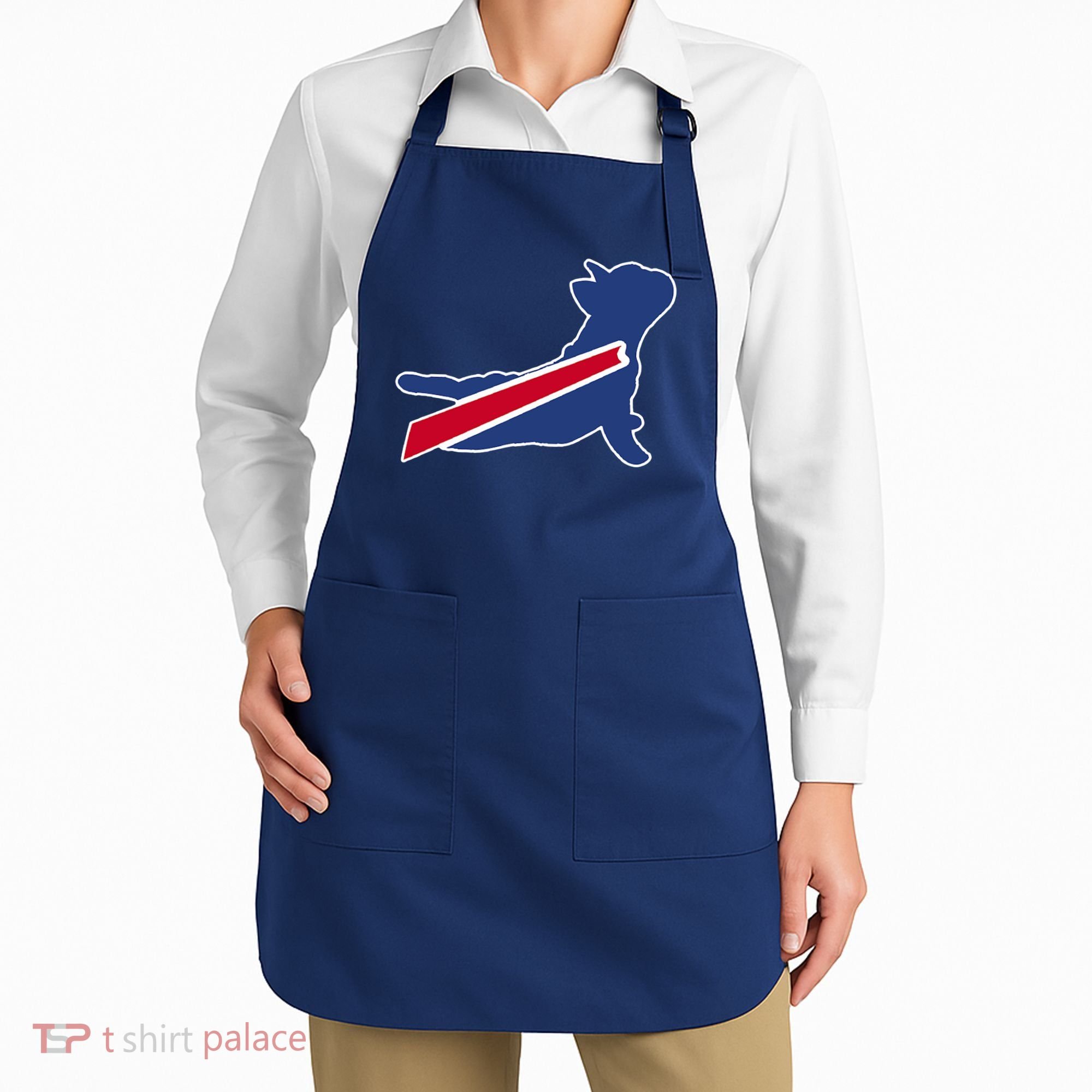 Buffalo French Bulldog Apron