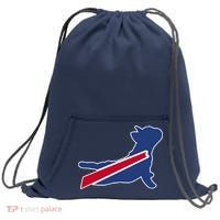 Buffalo French Bulldog Sweatshirt Cinch Pack Bag thumb 0