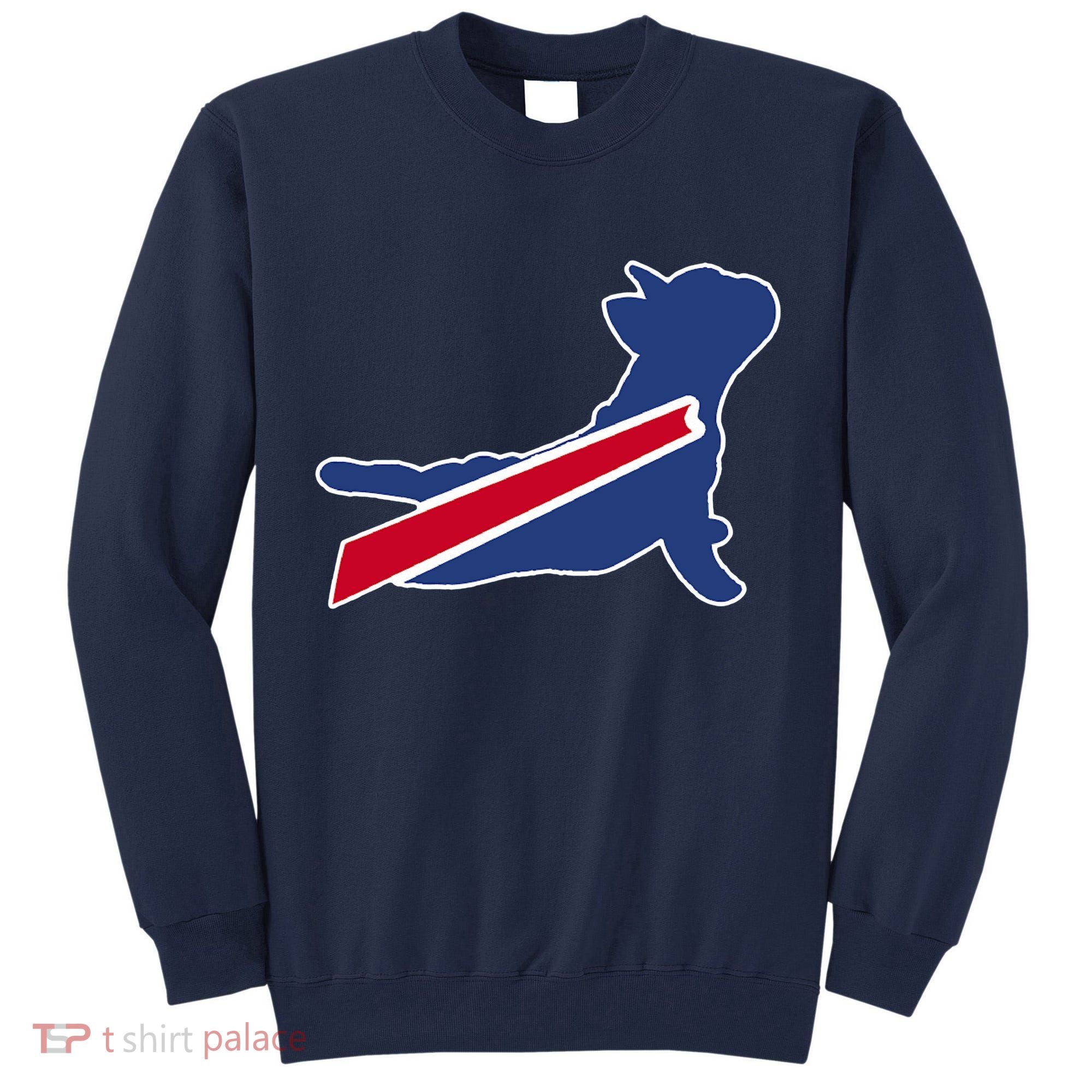 Buffalo French Bulldog Tall Sweatshirt