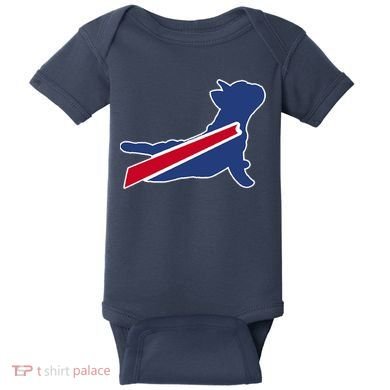Buffalo French Bulldog Baby Bodysuit