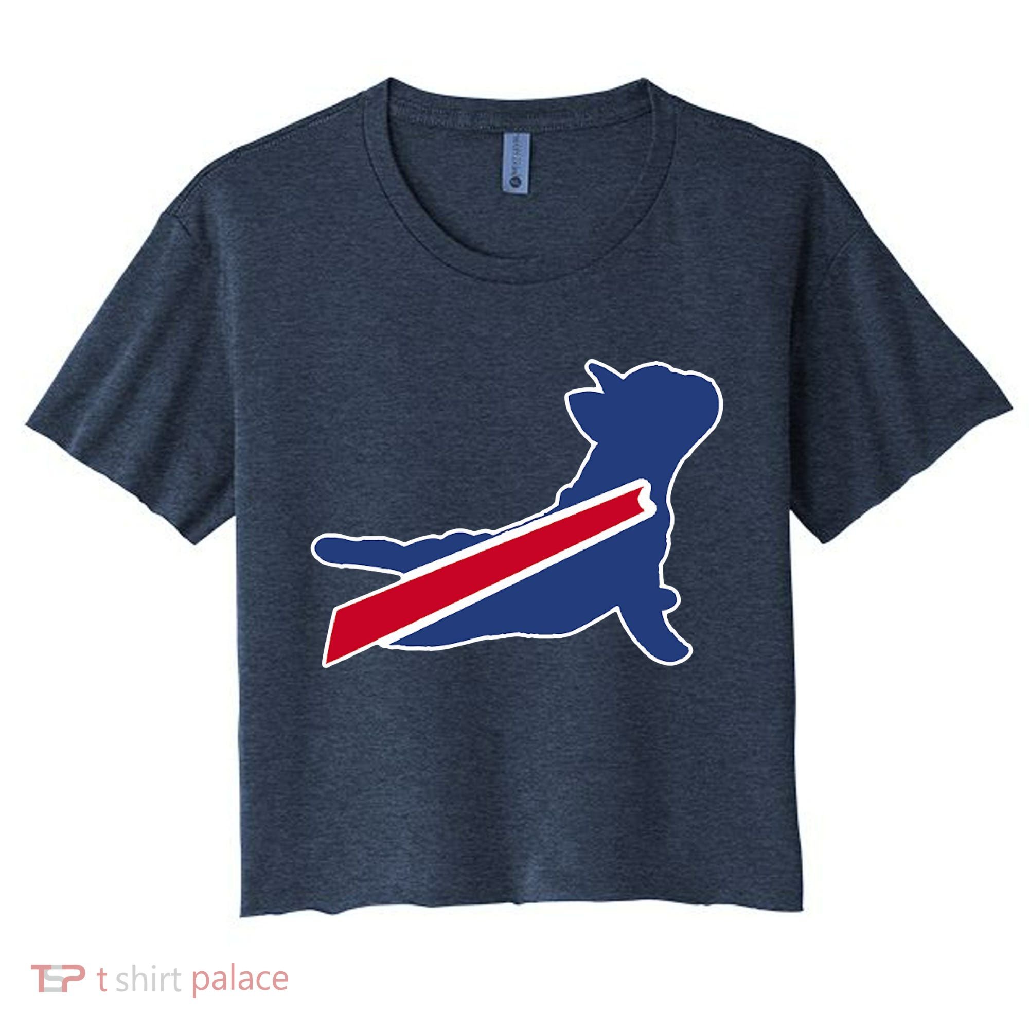 Buffalo French Bulldog Women's Crop Top Tee