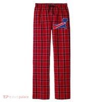 Buffalo French Bulldog Men's Flannel Plaid Pajama Pants thumb 0