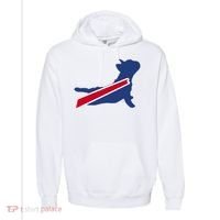 Buffalo French Bulldog Comfort Colors Garment-Dyed Hooded Sweatshirt thumb 0