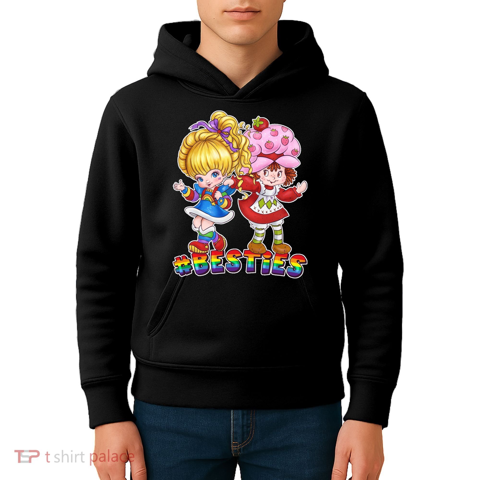 Besties Best Friends Classic TV Show Kids Hoodie