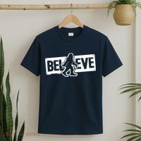 Believe Big Foot Sasquatch Bigfoot T-Shirt thumb 2