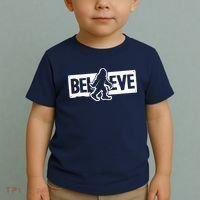 Believe Big Foot Sasquatch Bigfoot Toddler T-Shirt thumb 2