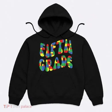 Building Bricks Fifth Grade 5 Boy Teacher Master Builder Hoodie
