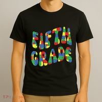Building Bricks Fifth Grade 5 Boy Teacher Master Builder T-Shirt thumb 3