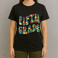 Building Bricks Fifth Grade 5 Boy Teacher Master Builder T-Shirt thumb 4