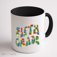 Building Bricks Fifth Grade 5 Boy Teacher Master Builder Coffee Mug thumb 1