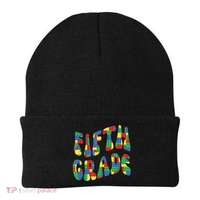Building Bricks Fifth Grade 5 Boy Teacher Master Builder Beanie