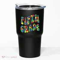Building Bricks Fifth Grade 5 Boy Teacher Master Builder Tumbler thumb 0