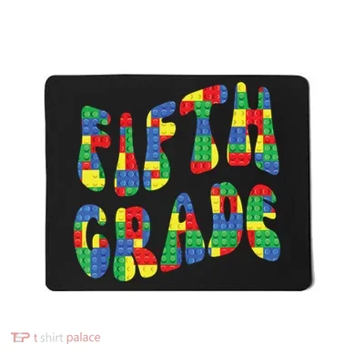 Building Bricks Fifth Grade 5 Boy Teacher Master Builder Mousepad
