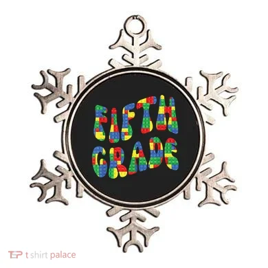 Building Bricks Fifth Grade 5 Boy Teacher Master Builder Ornament