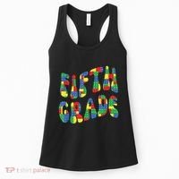 Building Bricks Fifth Grade 5 Boy Teacher Master Builder Women's Tank Top thumb 0