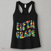 Building Bricks Fifth Grade 5 Boy Teacher Master Builder Women's Tank Top thumb 3