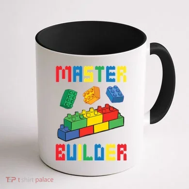 Brick Builder Funny Blocks Building Master Builder Toys Coffee Mug back